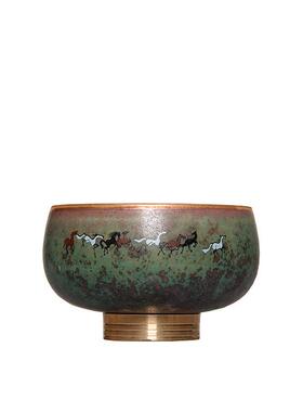 粗陶杯焕彩定杯大度铜禅底xdcb0080个人杯功夫茶杯陶瓷品茗茶杯杯