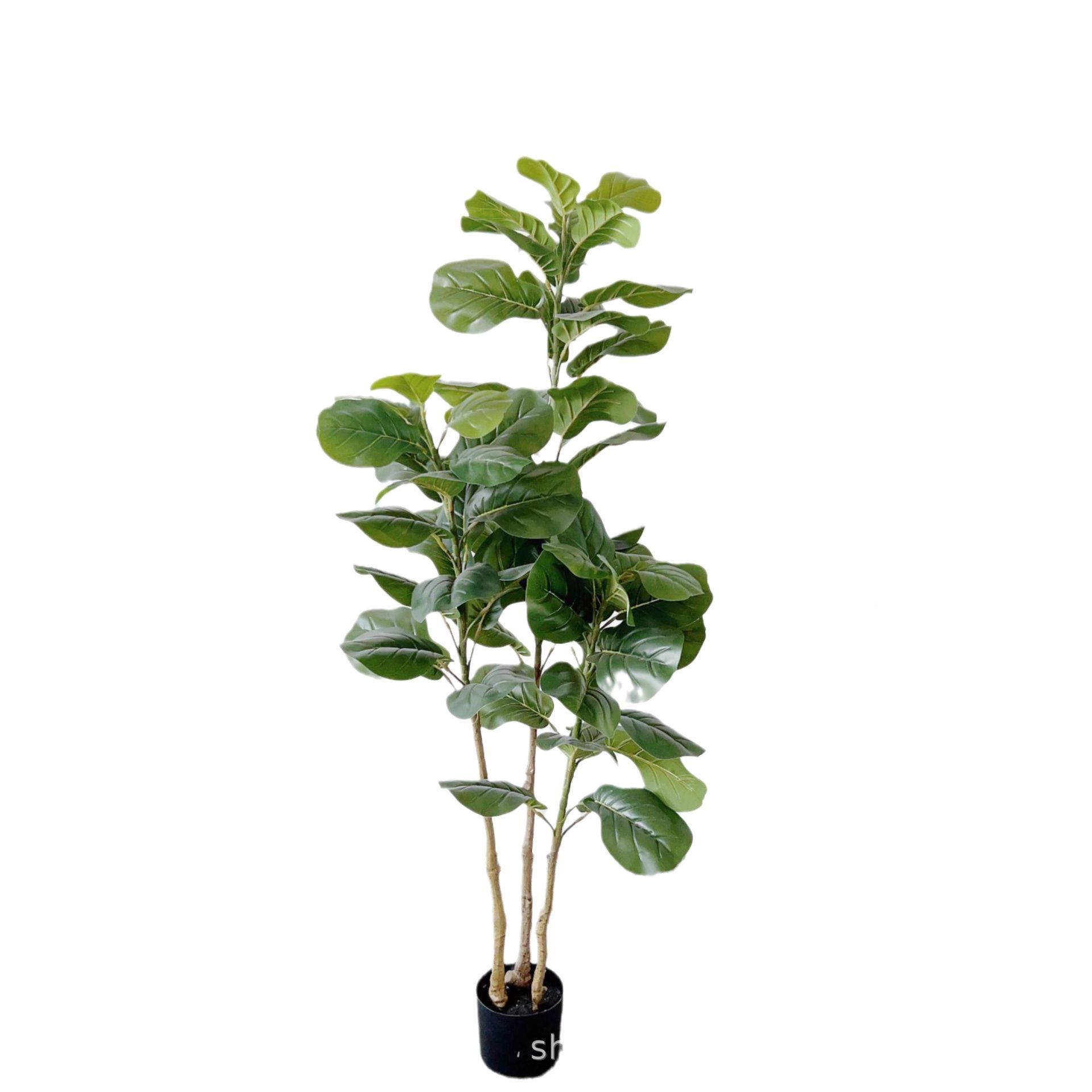 北欧风大型绿植仿真新款叶榕盆栽家装饰假22用人居造树盆景琴绿植