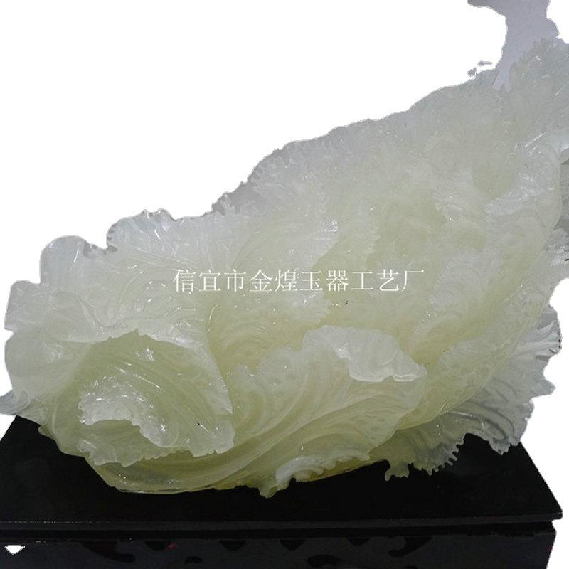 厂家玉器工艺品精品白菜（百财聚来）雕刻摆件工艺品家具摆件