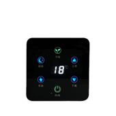 地暖智能水控制面板暖联动液晶温控温度控制调节大器屏温控器面板
