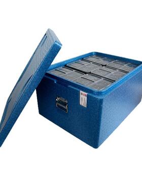 保温箱EPP泡沫箱快餐外卖箱饭团81L/108L膳送盒箱学生餐箱新81升