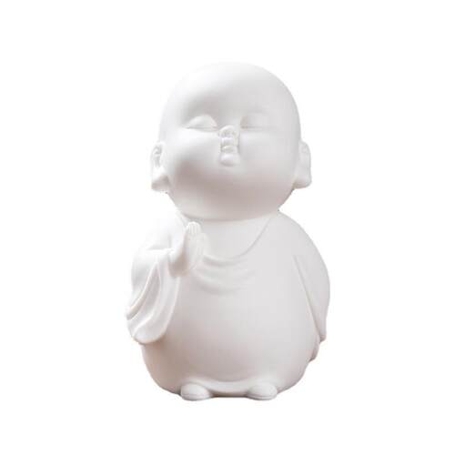 祈福小沙禅意陶瓷小和摆件尚办公室桌面茶桌饰装品弥样MGB品房软