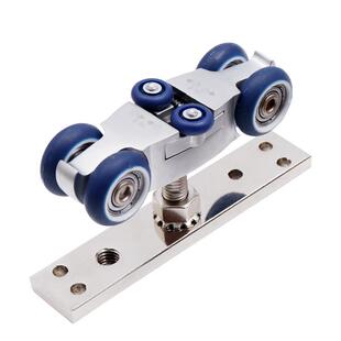 家门用木门叠折移动门滑轮中式配折叠道轨件十YG1003-D字铰链360