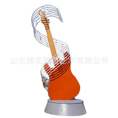 不锈钢大提琴雕塑仿真公园铁艺小提琴园林景观雕塑不锈钢乐器雕塑