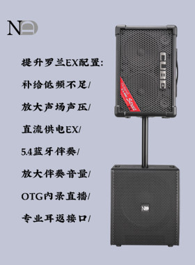ND-EX伴侣12寸超强低音炮户外专用大功率有源低音炮便携式低音炮