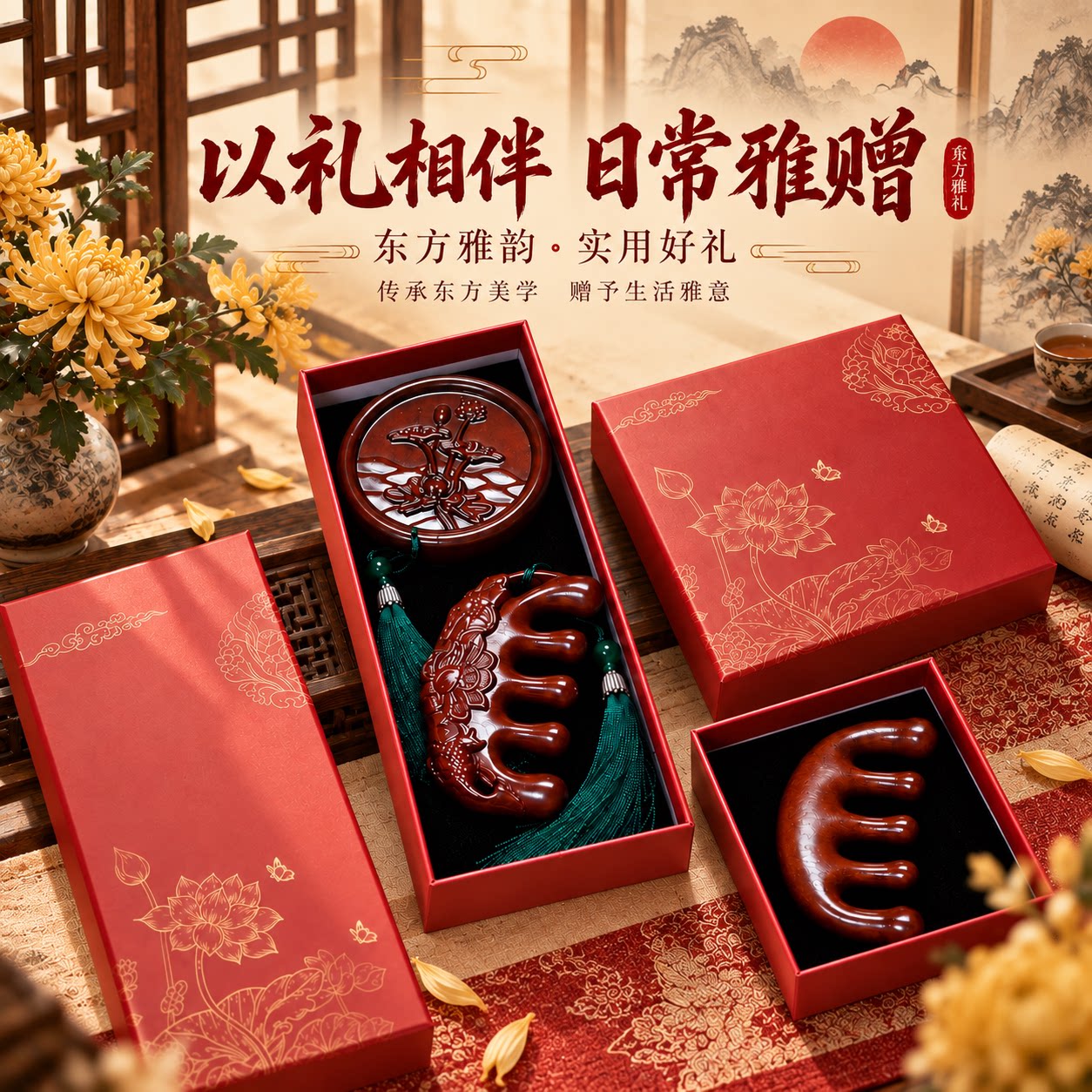 创意伴手礼公司送客户送员工长辈礼盒套装重阳节礼物套组实用礼品