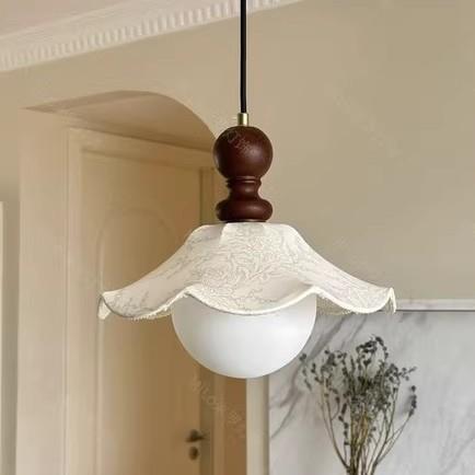 法式中古卧室床头灯小吊灯美式中古南洋风餐桌吧台玄关入户灯