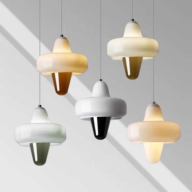 新款中古包豪斯餐厅客厅卧室床头吧台咖啡厅北欧设计师吊灯