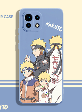 火影忍者mix4小米11红米k40手机壳12适用10s新款13女note11pro男10情侣k30k60k30s鸣人9动漫ultra周边8创意潮