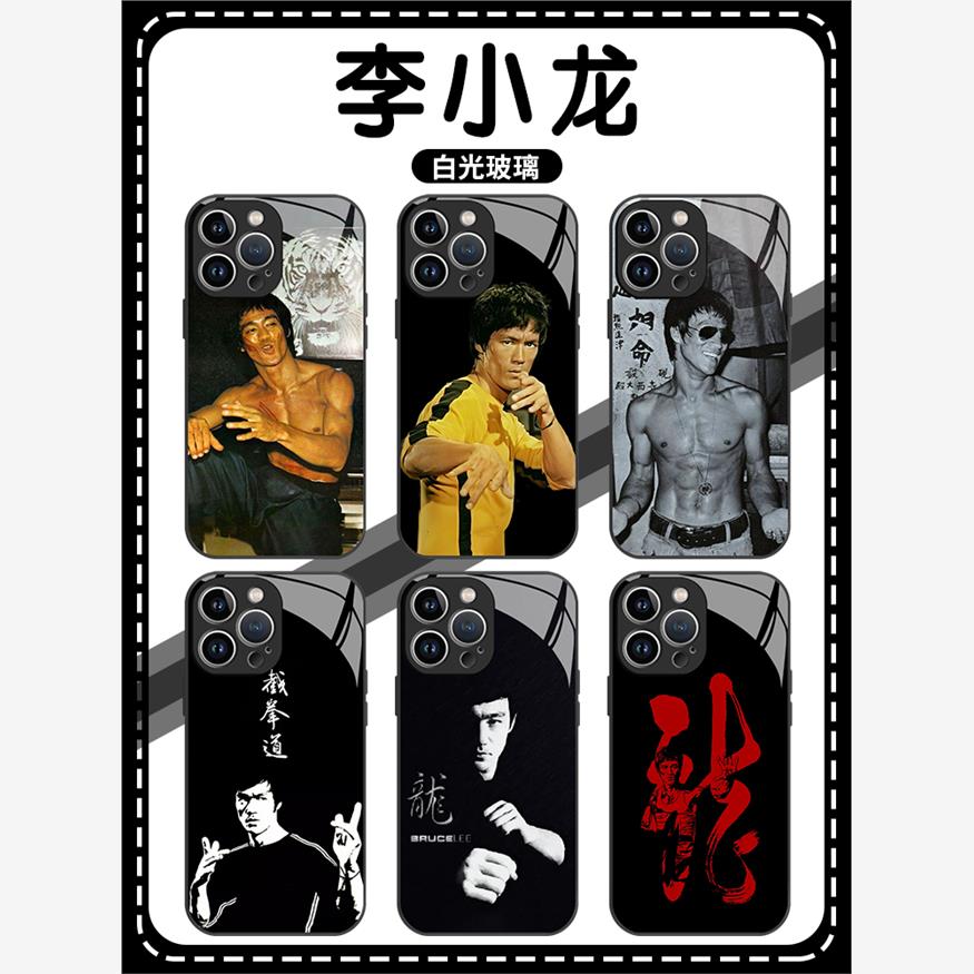 李小龙手机壳苹果13华为mate60复古iPhone15Promax小米14插画vivo联名OPPO明星12周边40创意11个性30男款50潮