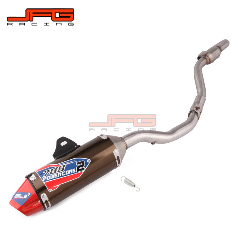 越野摩托车CRF230F CRF150F通用排气管整段 尾端贴花排气管