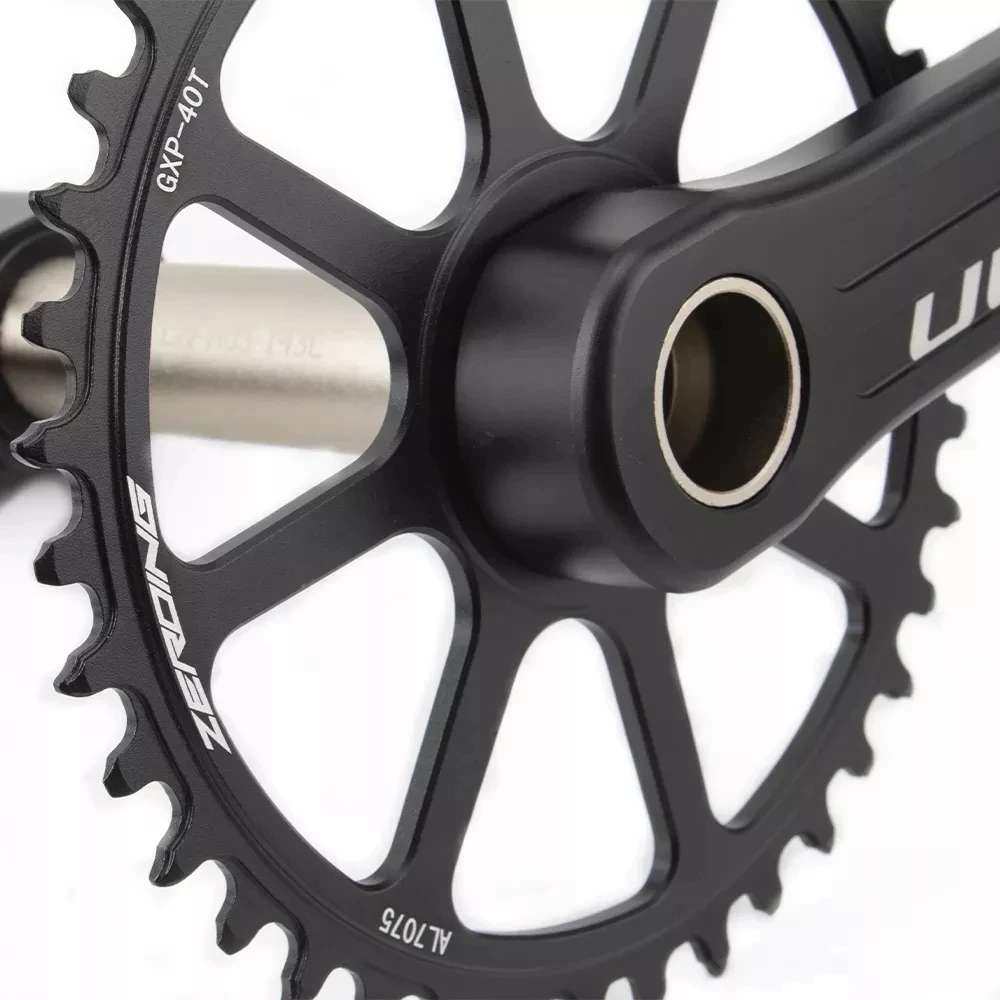 公路自行车单盘 GXP盘片40T 42T 44T 46T 正负齿单盘牙盘 折叠车