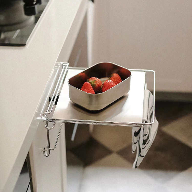 可折叠台面置物架橱柜门不锈钢厨房悬挂桌板收纳辅助台隔板锅碗架,收纳整理,整理架/置物架/收纳架,淘宝优惠券,粉丝福利购,淘宝优惠卷