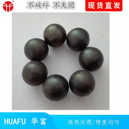 耐磨钢球 矿山球磨机用热轧耐磨钢球 高硬度 不失圆 实心研磨球