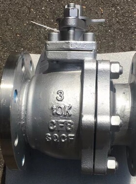 Q41F46-5K不锈钢日标衬氟球阀 Q341F46/PFA-10K DN80耐腐蚀球阀