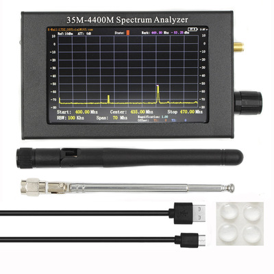4.3英寸TFT彩色液晶屏 手持便携频谱分析仪35M-4400MHz 频谱仪