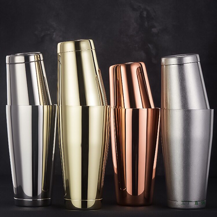 304专业调酒用具杯美式波士顿摇酒壶器套装雪克壶shaker