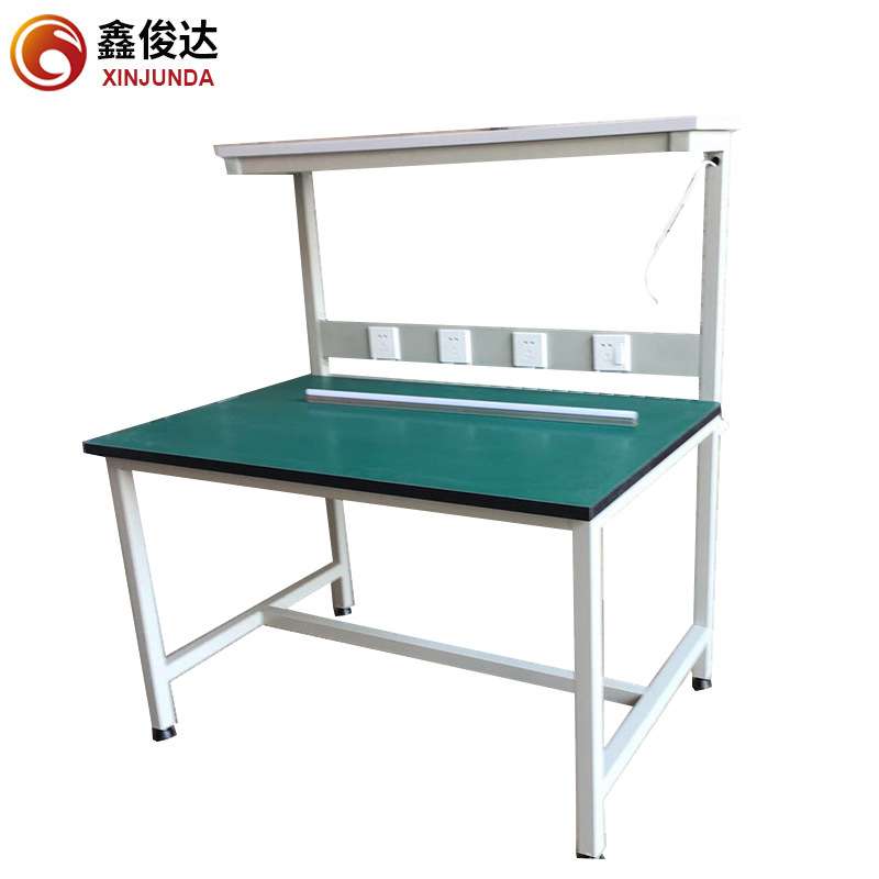 不锈钢试验台流水线带灯装配打包操作台防静电工作台