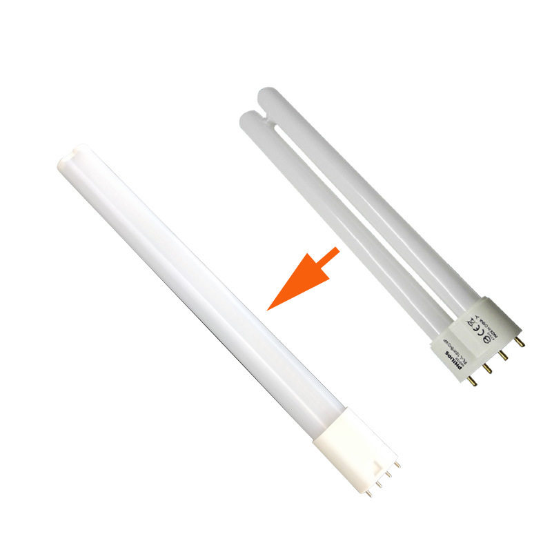 2025新款 360度2G11插拔灯管 18W 410mm长 AC85-265V 代替PLL 36W