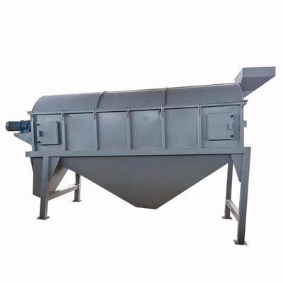 矿石分离筛选重晶石流动滚筒筛木屑木块GT1848冲孔无轴圆筒筛