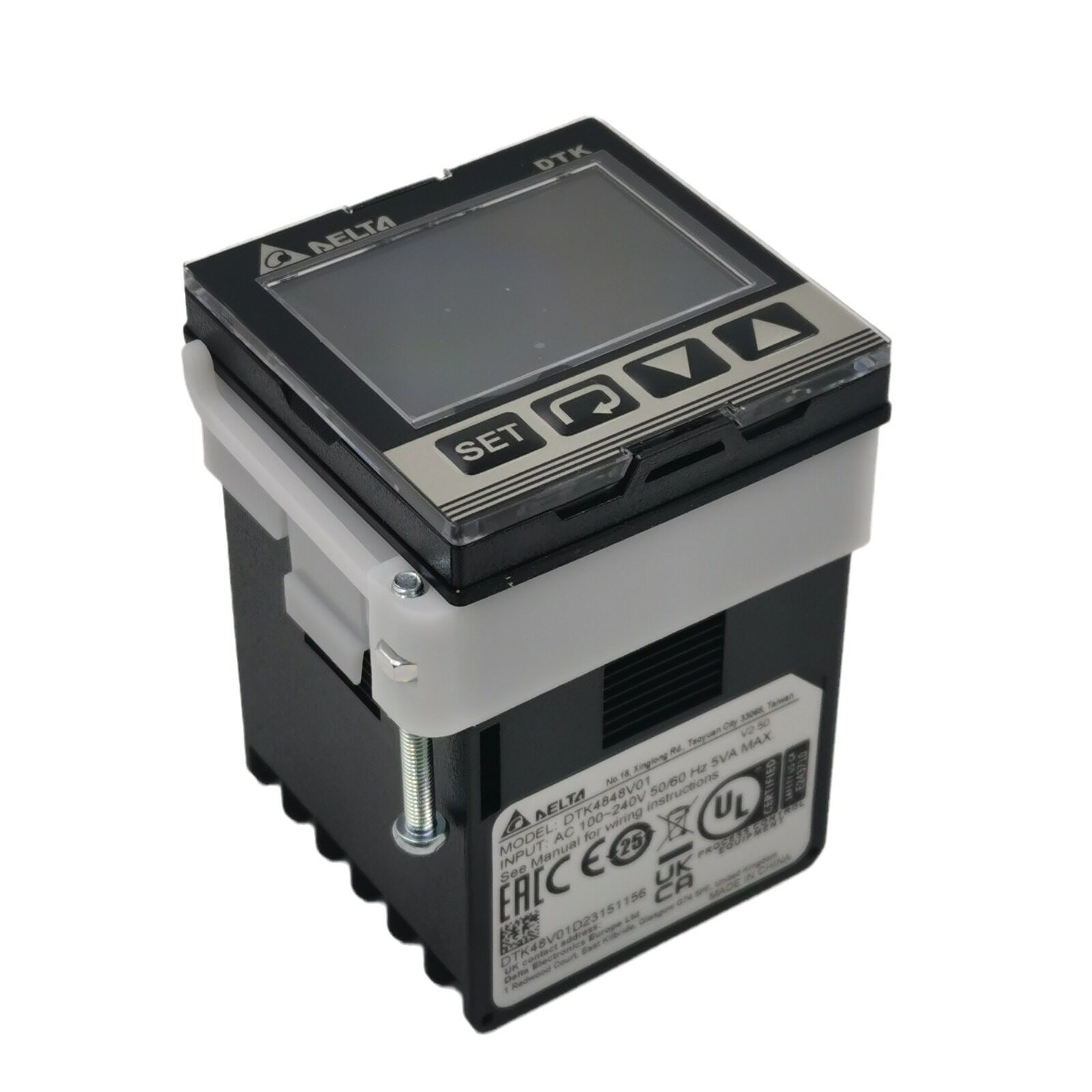 DELTA台达温控器DTK4848V01原装正品12V电压温度控制仪表上海中达