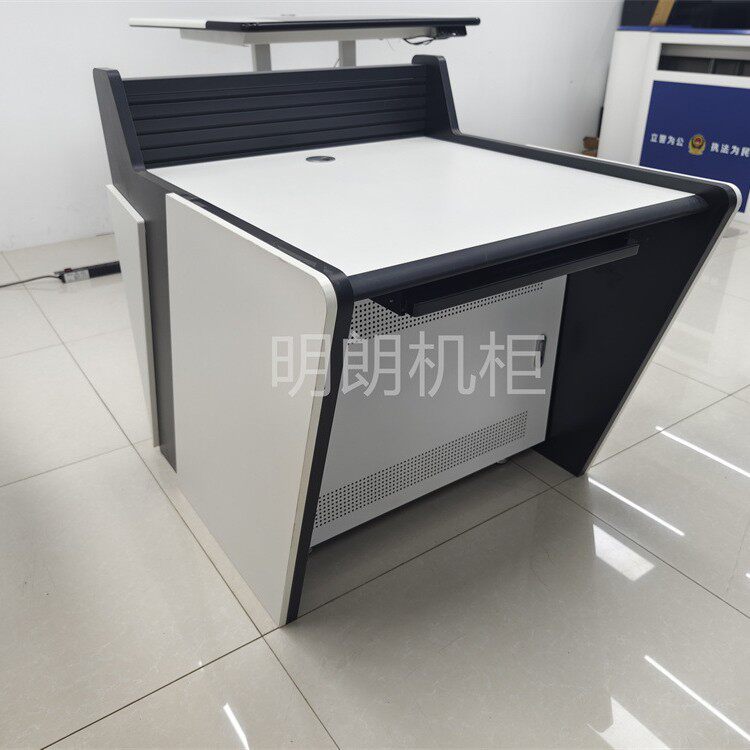 监控操作台多联并机监控控制台调度指挥台中控室亚克力型材