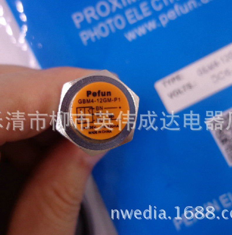 倍福宁接近开关 GBM4-12GM-P1电感式接近开关 三线直流常开