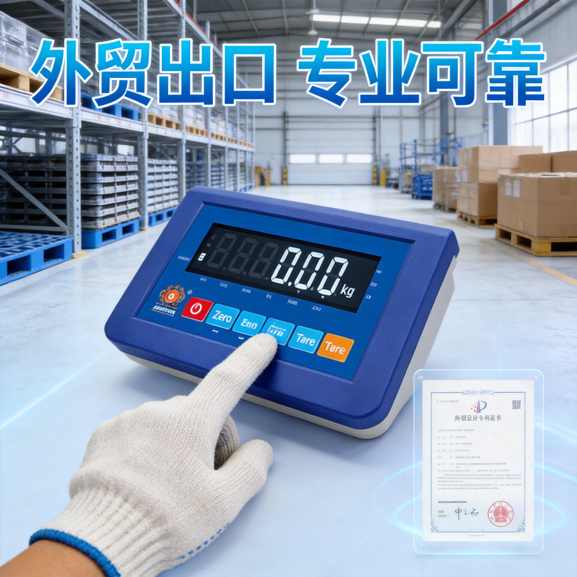帝恒高科A85-W智能称重显示仪表LED大屏0.01kg精度外贸出口