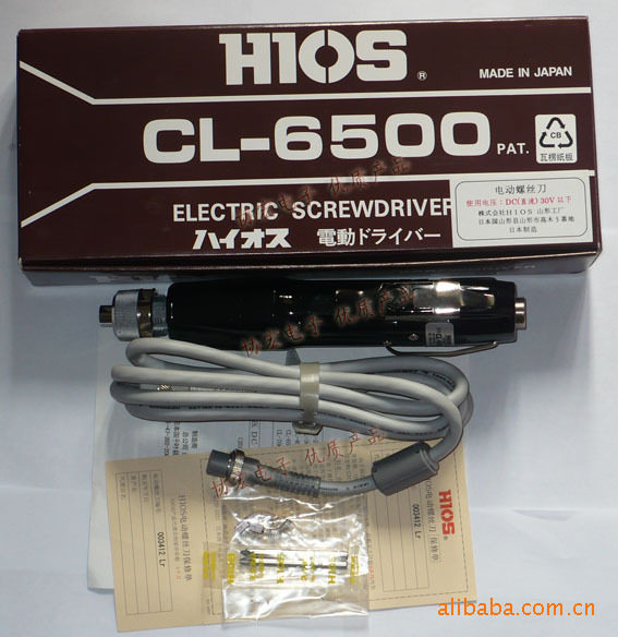 供应HIOS好握速CL-6500HEX电批/电动螺丝刀/碳刷/电批线/CLT-60