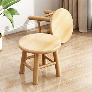 小凳子矮款大人坐的圆凳家用房间小型结实耐用儿童小板凳实木新款