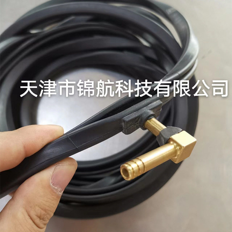硅胶充气胶圈EPDM充气密封胶条方形充气密封一体成型充气橡胶气囊