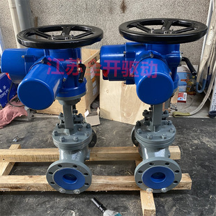 25C J941H DN80 高温高压蒸汽水流截止阀 AC380V电动法兰截止阀