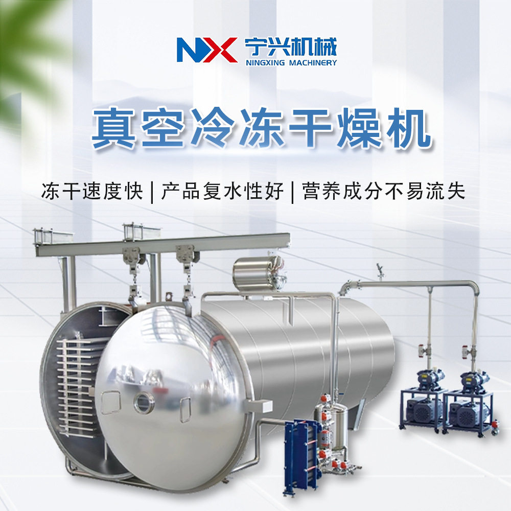 宁兴低温水果蔬菜冻干设备 草莓榴莲真空冻干设备 大型果蔬冻干机
