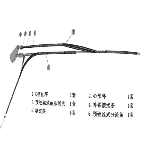地线防护悬垂用导线备份线夹
