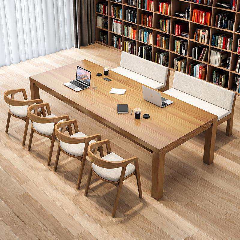 实木大长书桌全实木家用去客厅化办公桌子大板工作台学习桌书法桌