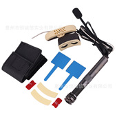 木吉他音孔拾音器吉他配件拾音器EQ均衡器麦克风打板带话筒拾音器
