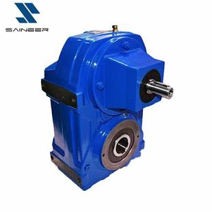 赛尼尔减速机现货F77 F87斜齿轮平行轴减速机厂家供应电机减速器