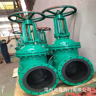 Z41J 16C 10C 铸钢材质 DN150 手动闸阀 衬胶阀门