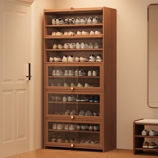 鞋架家用门口放鞋柜子简易收纳省空间入户经济型宿舍多层防尘