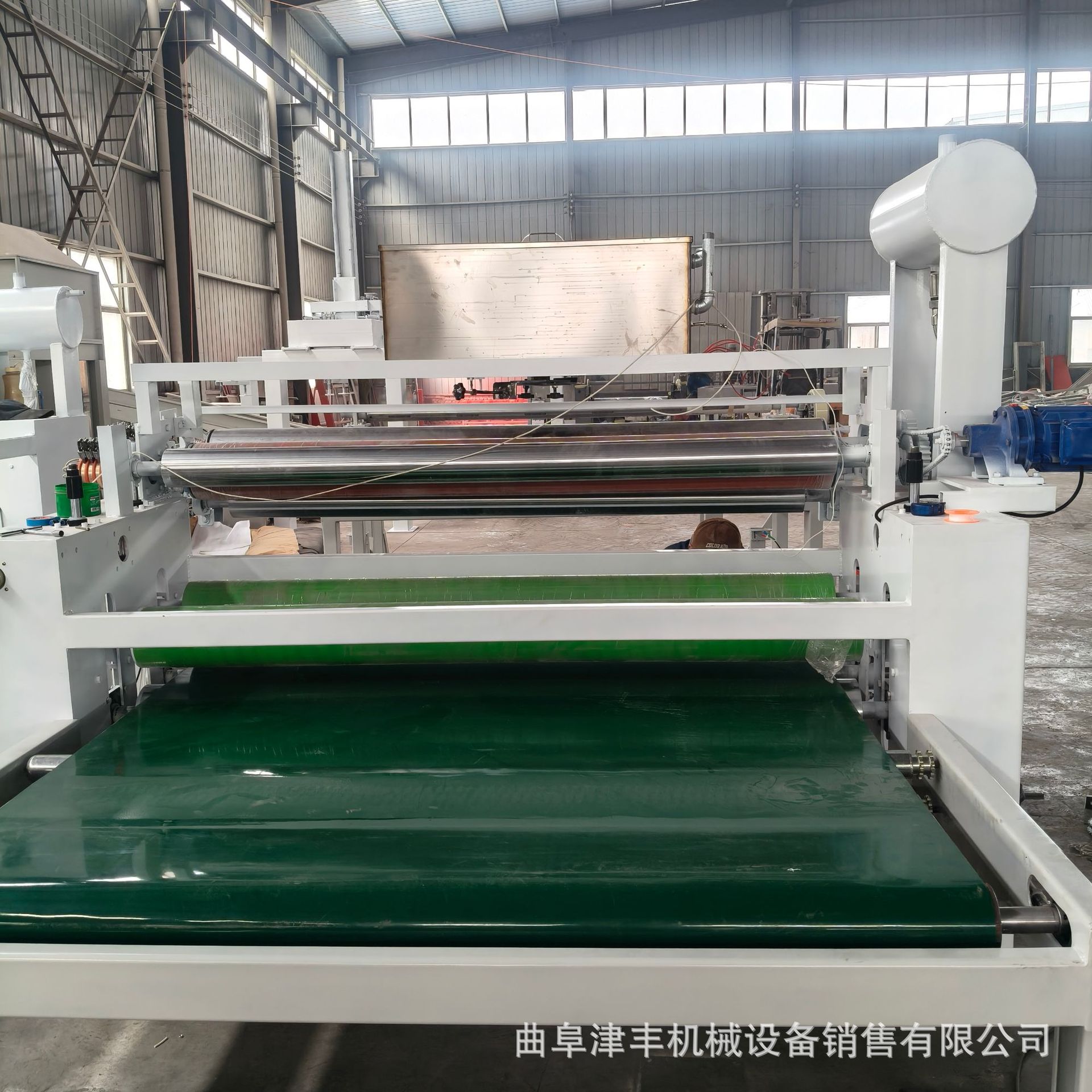 PP合成纸不干胶背胶机三防热敏标签空白条码纸过胶机双面胶机