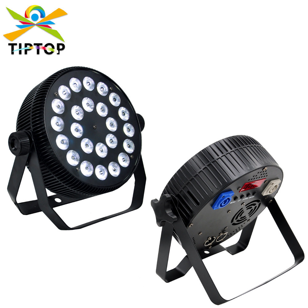 跨境直供LED铸铝扁帕灯 24颗12瓦添鑫灯珠 红绿蓝白四合一舞台灯