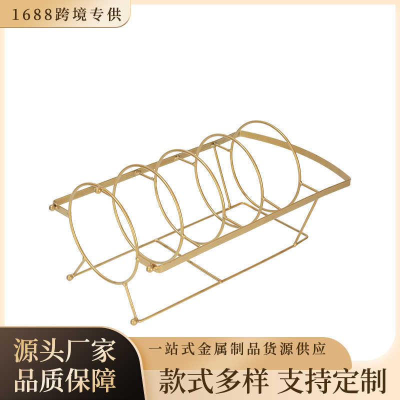 源头工厂供应多功能置物架多用途厨房用具简约创意铁艺沥水架批发