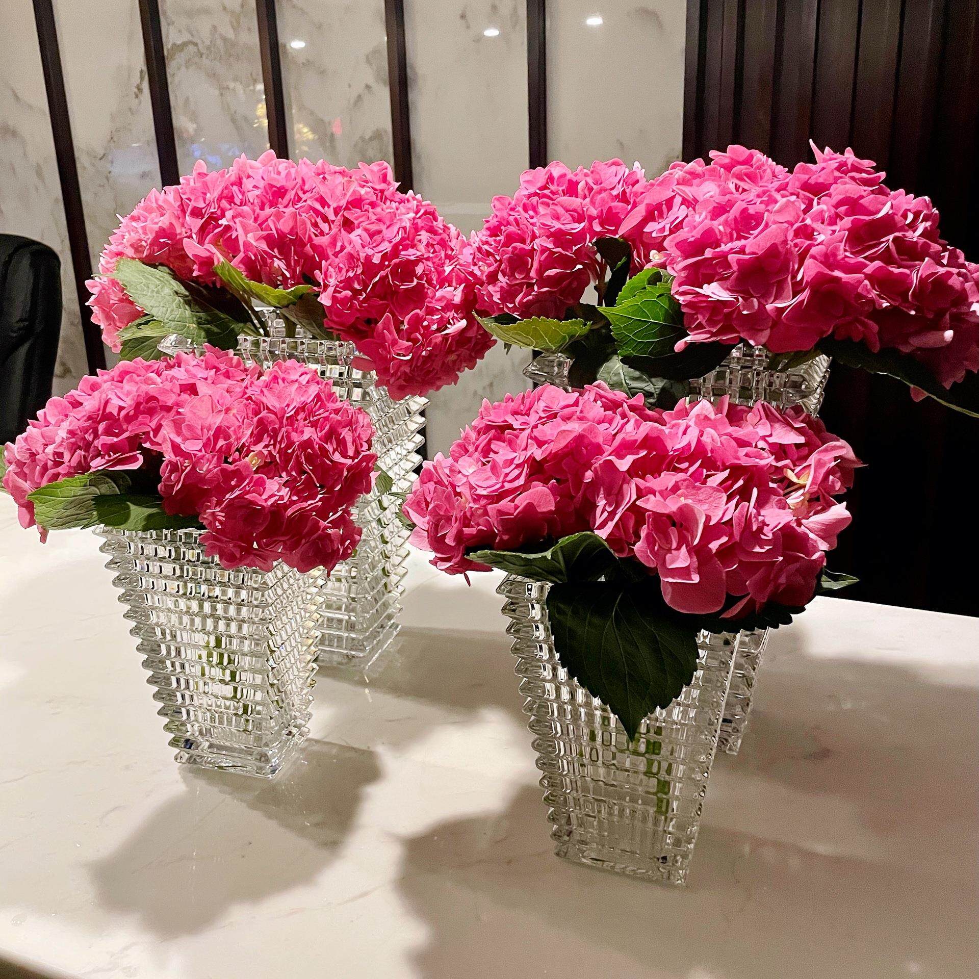 24小时发货水晶家居摆件器皿欧式轻奢礼品水晶花瓶