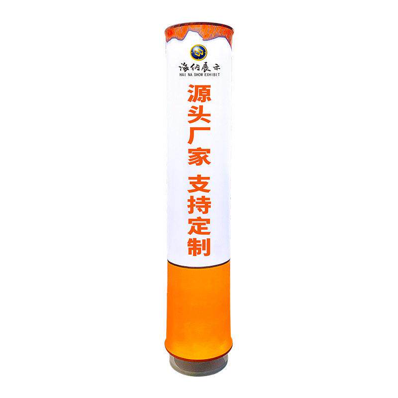 定制发光旋转立柱广告展示活动促销架子广告牌制作展示架折叠展台