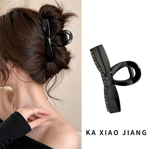 赵露思同款蝴蝶结抓夹女高级感