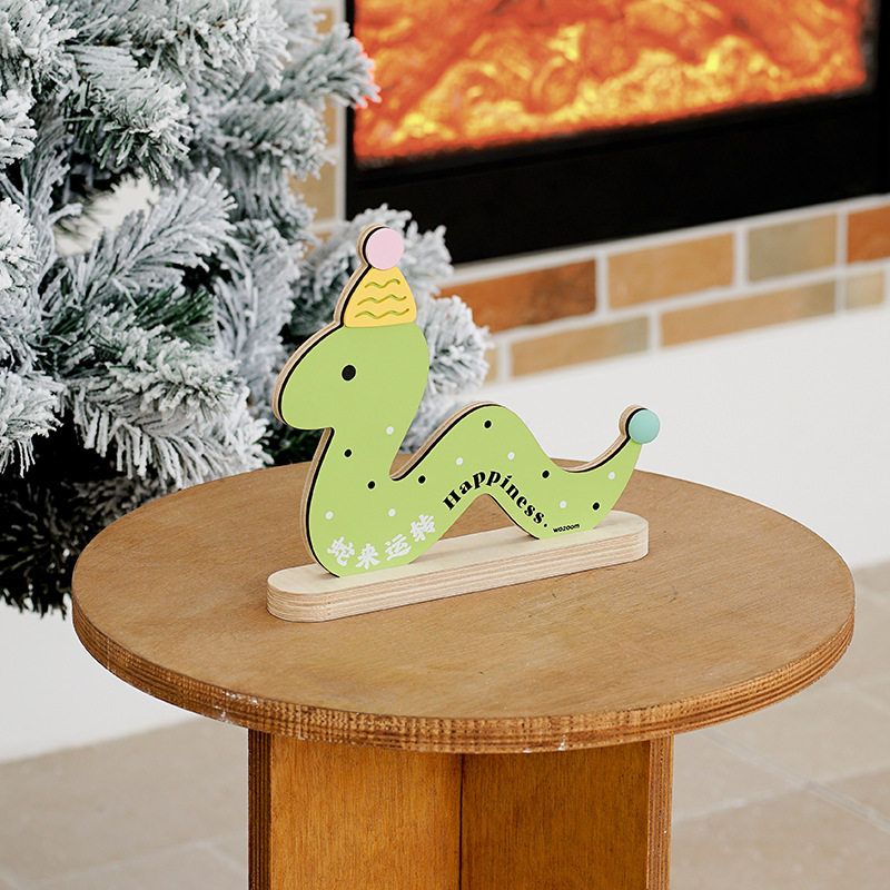 WOZOOM屋准蛇年吉祥物桌面摆件客厅电视柜入户创意摆放式装饰品