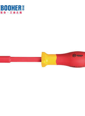 Booher宝合 双色VED绝缘批头螺丝刀1/4