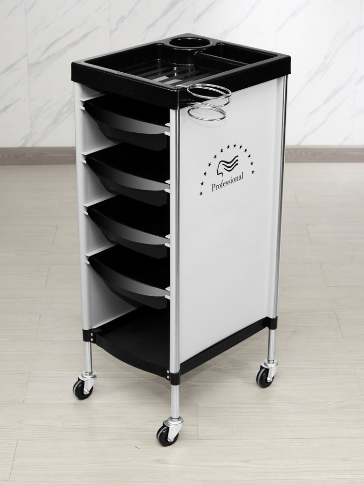 染发美发小推车发廊理发店工具车美发店烫染杠车复古塑料推车