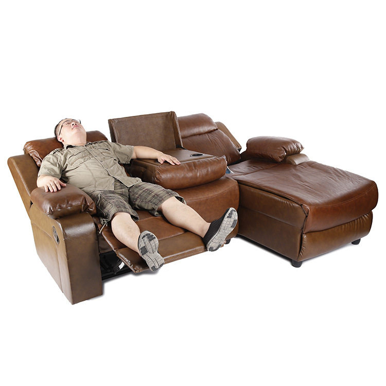 睿客临小户型家庭私人影院可躺午休功能带贵妃客厅沙发椅盟安吉