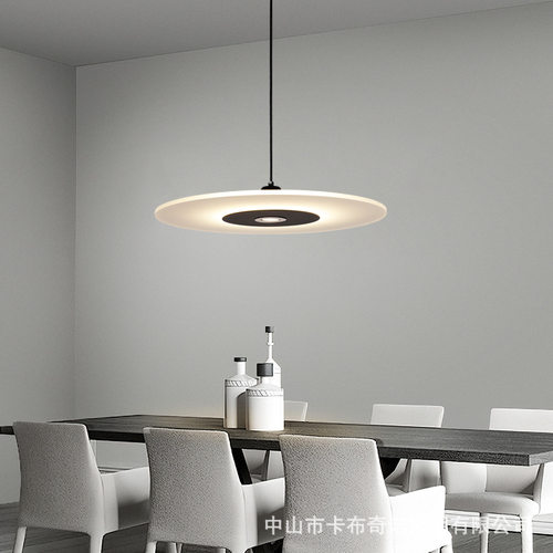 极简餐厅吊灯现代简约设计师餐桌岛台北欧创意飞碟宇宙之歌吊灯